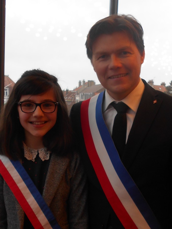 Lors de l'élection de la maire du CMJ, en décembre 2015.