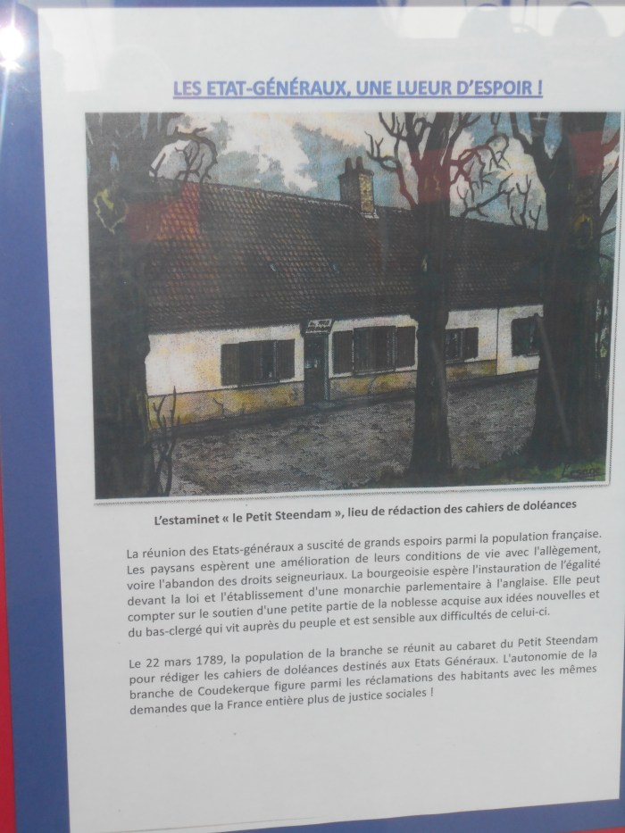 Coudekerque Branche et la Révolution Française. Exposition visible jusqu'au 19 juillet.