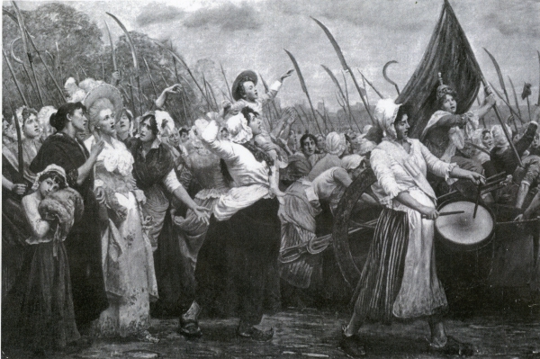 La marche des femmes du 6 octobre 1789.