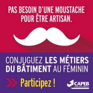 Campagne de promotion des femmes au sein des métiers du bâtiment.